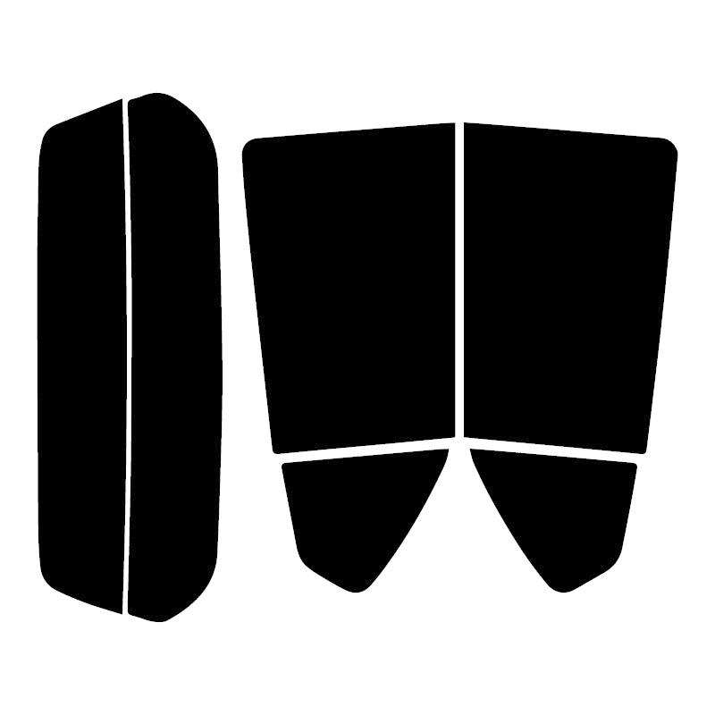 プラススモーク(原着ハードコートタイプ) ピクシスエポック (LA350A) カット済みカーフィルム リアセット スモークフィルム | ブランド登録なし | 01