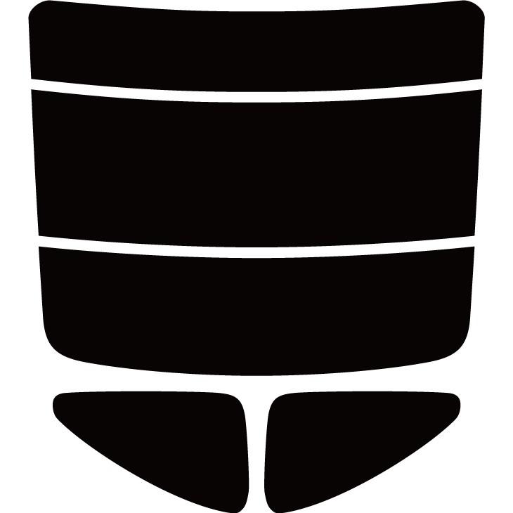 カーフィルム カット済み 車種別 スモーク レクサス LC (Z100系) リアセット | ブランド登録なし | 02