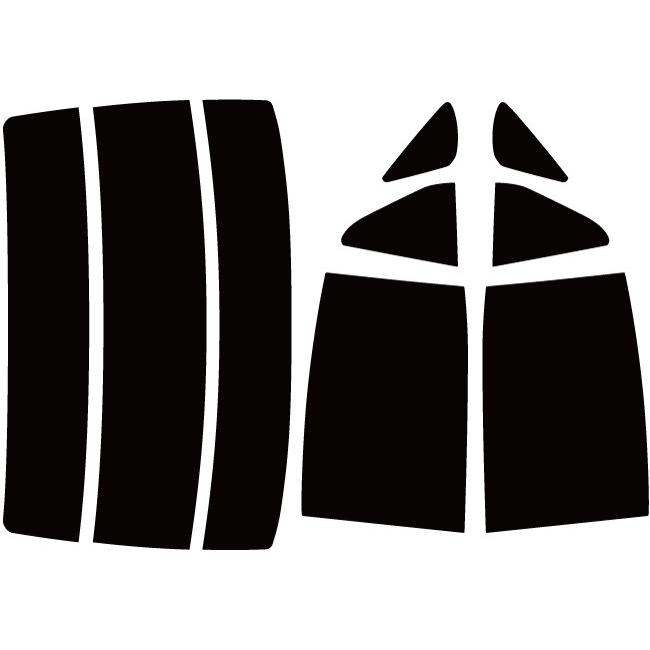 カーフィルム カット済み 車種別 スモーク レクサス LS (F50系) リアセット | ブランド登録なし | 02