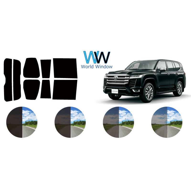 カーフィルム カット済み 車種別 スモーク ランドクルーザー (ランクル) 300系 FJA300W/VJA300W リアセット | ブランド登録なし