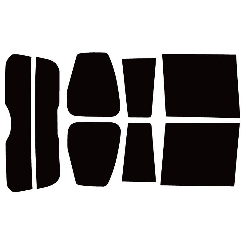 カーフィルム カット済み 車種別 スモーク ランドクルーザー (ランクル) 300系 FJA300W/VJA300W リアセット | ブランド登録なし | 01