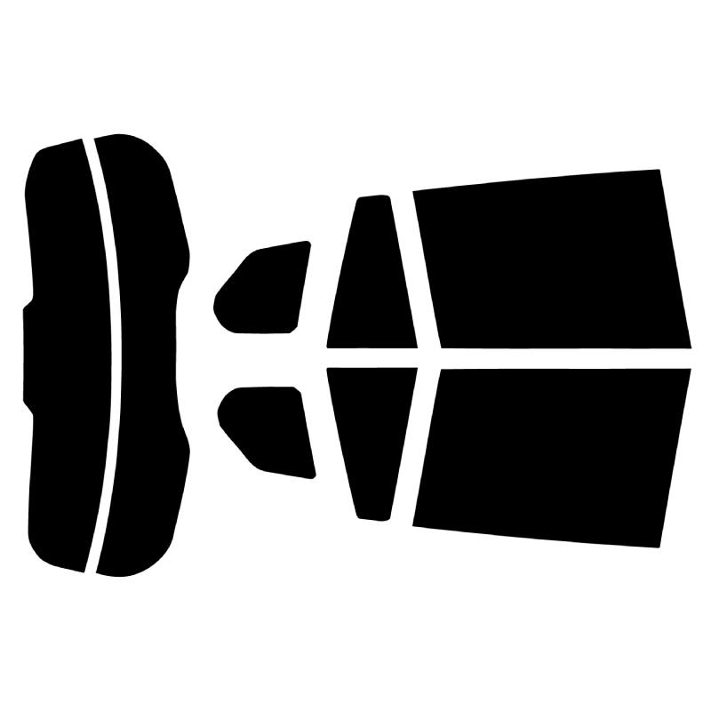 カーフィルム カット済み 車種別 スモーク トヨタ カローラクロス (ZSG10/ZVG11/ZVG15) リアセット | ブランド登録なし | 01