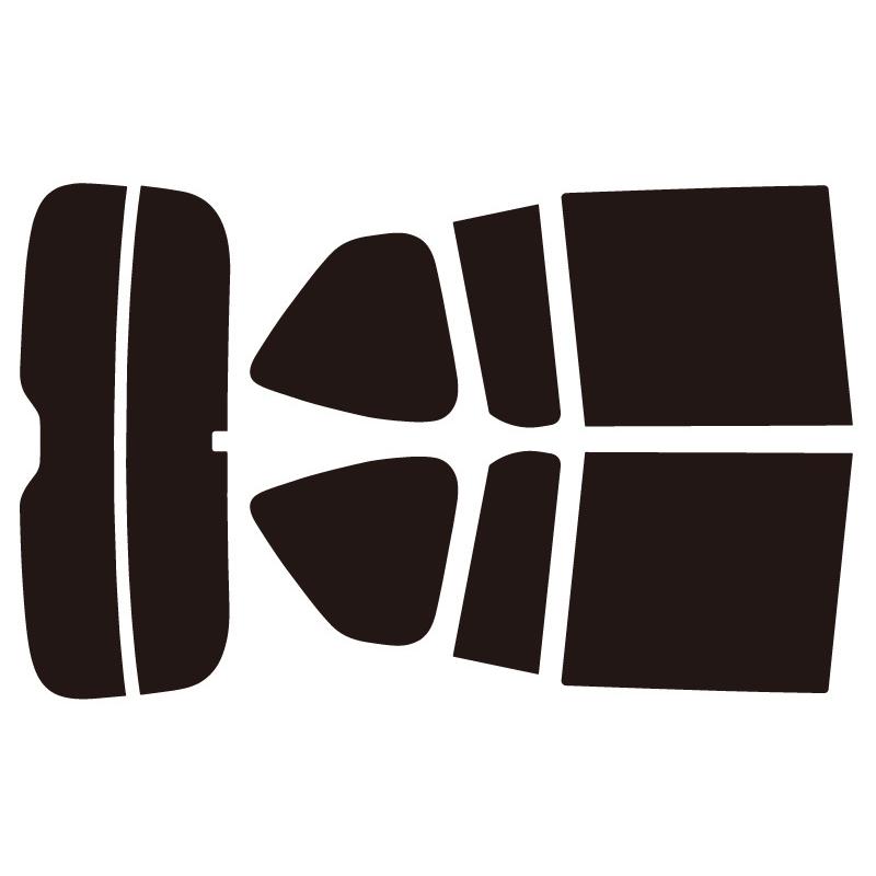 カーフィルム カット済み 車種別 スモーク レクサスLX (VJA310W) リアセット | ブランド登録なし | 01