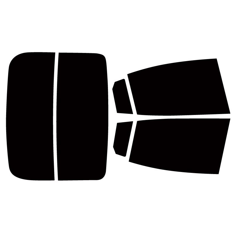 カーフィルム カット済み 車種別 スモーク プリウス (ZVW60/ZVW65/MXWH60/MXWH65)  リアセット | ブランド登録なし | 01