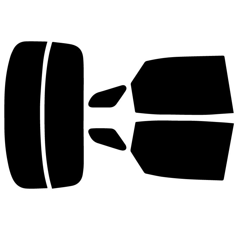 カーフィルム カット済み 車種別 スモーク トヨタ レクサスRX (TALA10/15/TALH17/AALH16)  リアセット | ブランド登録なし | 01