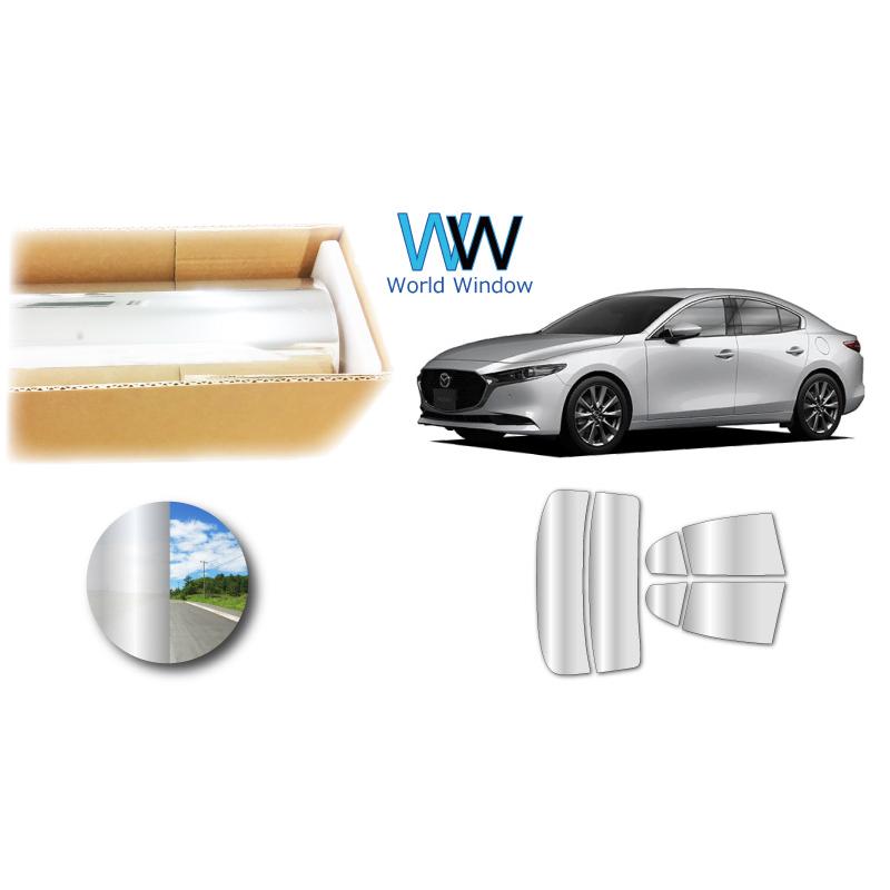 ミラータイプフィルム MAZDA3 セダン (BP8P/FP/EP/5P/FJ3P) カット済みカーフィルム リアセット | ブランド登録なし