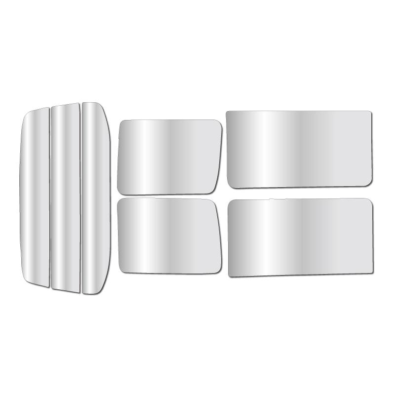 ミラータイプフィルム サンバー 前期　(TV1/2/TW1/2) カット済みカーフィルム リアセット シルバーフィルム | ブランド登録なし | 01