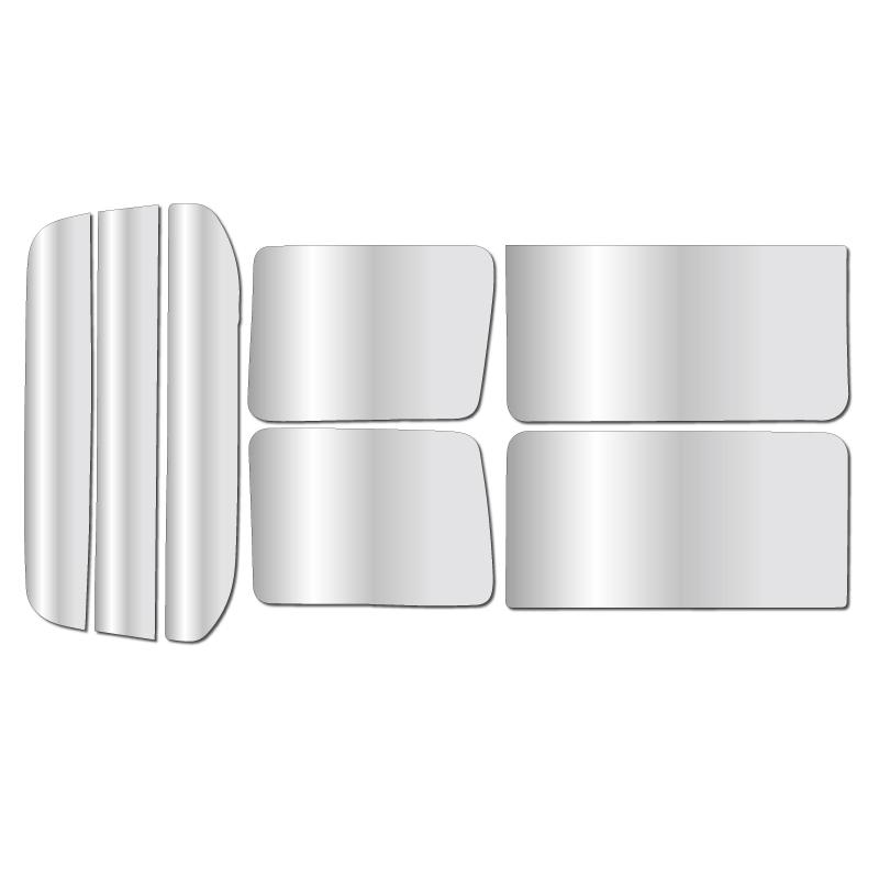 ミラータイプフィルム サンバー後期 (TV1/TV2/TW1/TW2) カット済みカーフィルム リアセット シルバーフィルム | ブランド登録なし | 01