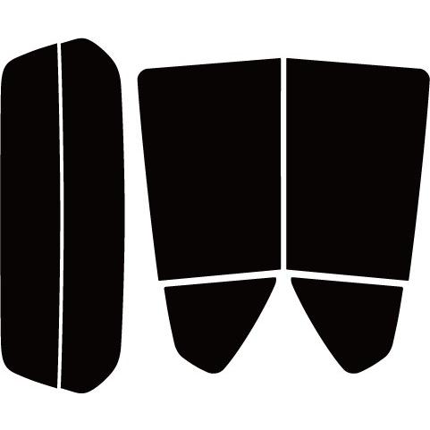 カーフィルム カット済み 車種別 スモーク プレオプラス LA350F / LA360F リアセット | ブランド登録なし | 01