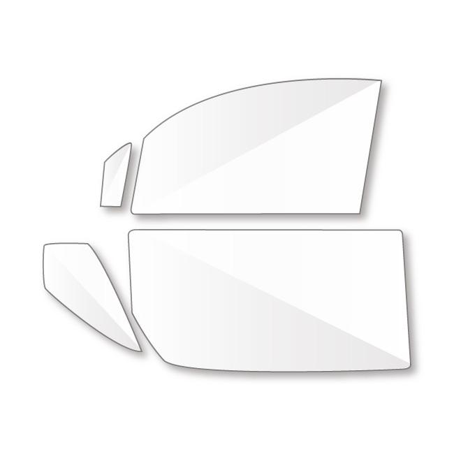 透明 遮熱 3M クリスタリン90 トヨタ スペイド (140系 P140)  車種別 カット済みカーフィルム フロントドア用 | 3M | 01