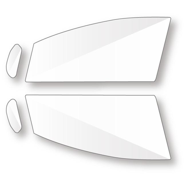 透明 遮熱 3M クリスタリン90 ニッサン ノート (E12) 車種別 カット済みカーフィルム フロントドア用 | 3M | 01