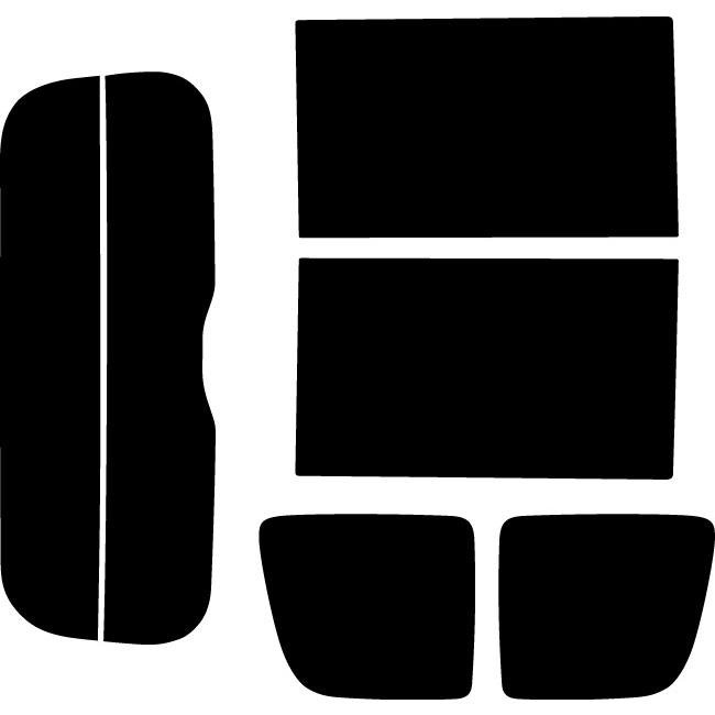 カーフィルム カット済み 車種別 スモーク エブリィワゴン (エブリーワゴン) DA17W 標準ルーフ用 リアセット | ブランド登録なし | 01