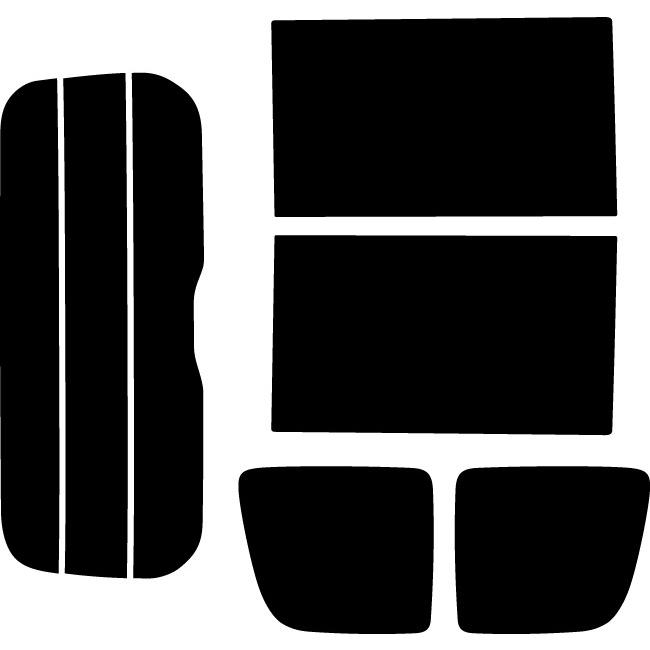 カーフィルム カット済み 車種別 スモーク エブリィワゴン (エブリーワゴン) DA17W ハイルーフ用 リアセット | ブランド登録なし | 01