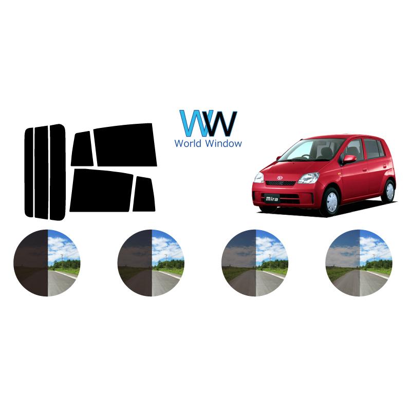 カーフィルム カット済み 車種別 スモーク ミラ/ミラアヴィ　５Ｄ L25# リアセット | ブランド登録なし