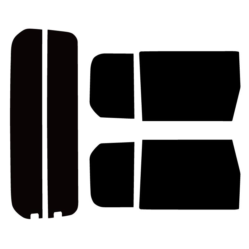 カーフィルム カット済み 車種別 スモーク ダイハツ タフト (LA900S/LA910S) カット済みカーフィルム リアセット | ブランド登録なし | 01