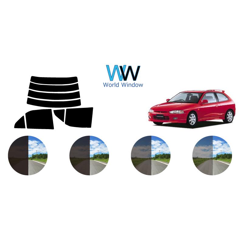 カーフィルム カット済み 車種別 スモーク ミラージュ/ランサー　４ドアセダン CK#/CM#/CP#/CN# リアセット | ブランド登録なし