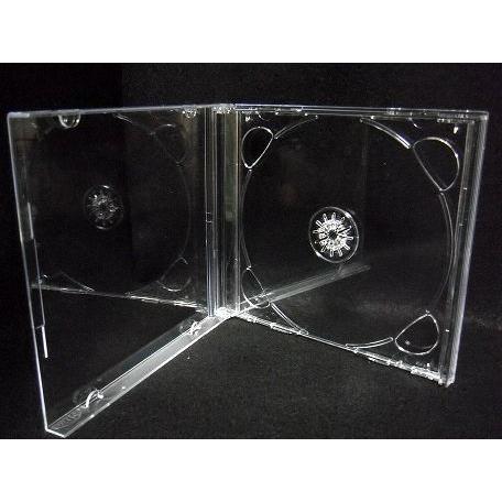 新品 / 透明CDケース2枚用 / ジュエルケース / 10mm |  | 01