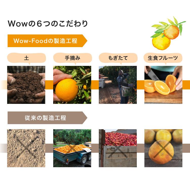 ブラッドオレンジジュース Wow-Food コールドプレスジュース Wow Orchard ブラッドオレンジ 1000ml/12本入 100%オレンジジュース｜wow-food｜09