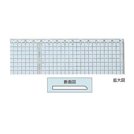 ウチダ 方眼直線定規 36cm×3mm 1-807-7036 wyw801m マービー UCHIDA ウチダ 方眼直線定規 36cm型 1-807-7036