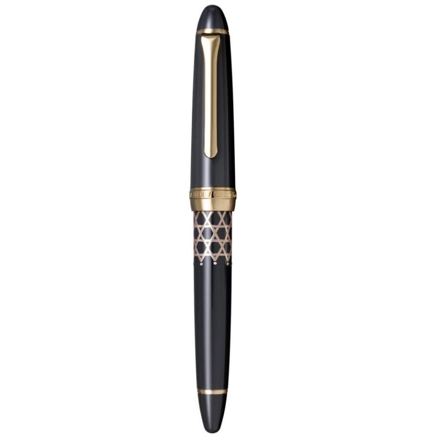 セーラー万年筆 Classic Ko 蒔絵文房万年筆 Bamboo mesh SV グレー