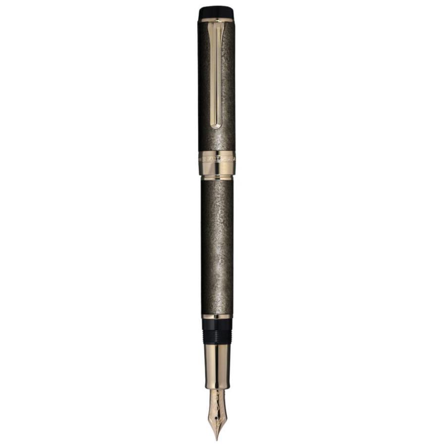 セーラー万年筆 CYLINT万年筆 新潟漆器 朧銀 中字 M 10-6008-421