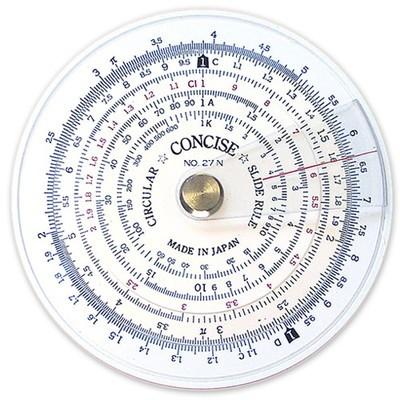 コンサイス 定規 円形計算尺 27N 100805 | CONCISE