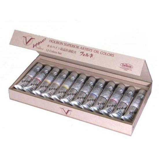 ホルベイン 高品位油絵具 ヴェルネ 20ml V192 12色紙函セットII 011192