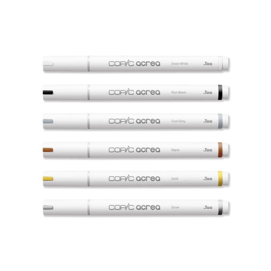 コピック（COPIC） .Too Copic acrea アクレア ニュートラル 6色セット