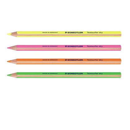 ステッドラー（STAEDTLER） テキストサーファー ドライ 蛍光色鉛筆 太