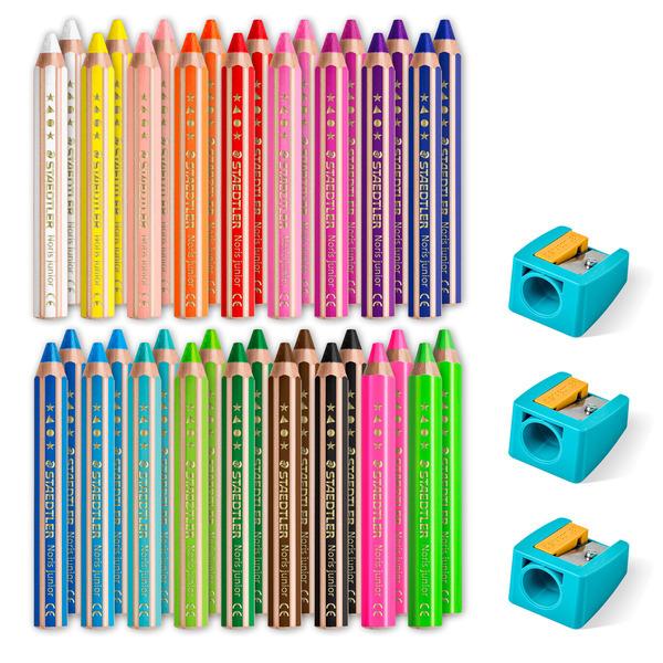 ステッドラー（STAEDTLER） ノリス ジュニア色鉛筆 18色 36本セット