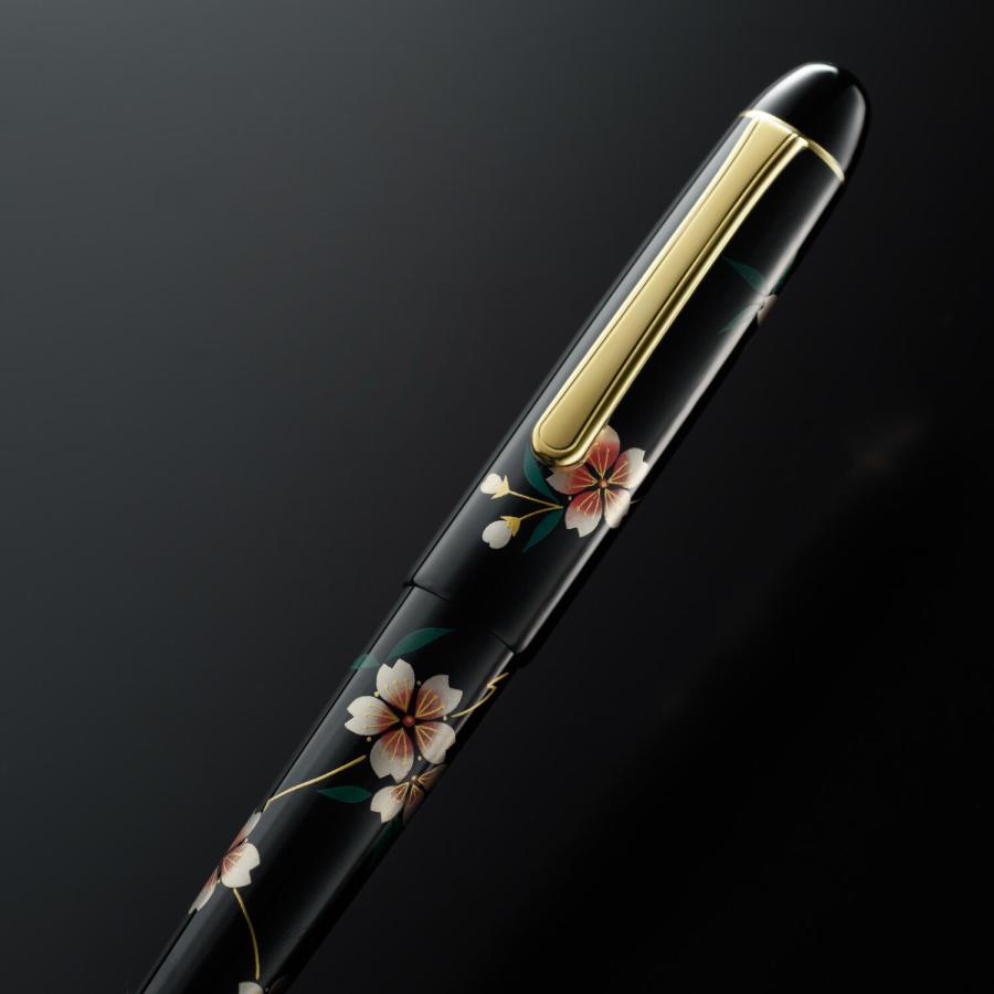 3776 センチュリー PLATINUM プラチナ万年筆 CENTURY 加賀平蒔絵 桜