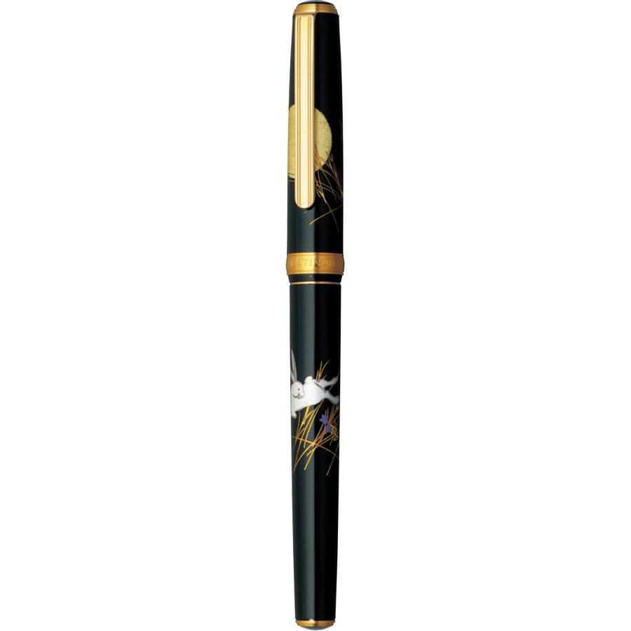 プラチナ万年筆 PLATINUM 美巧 金沢箔 月と兎 #87 ツキトウサギ