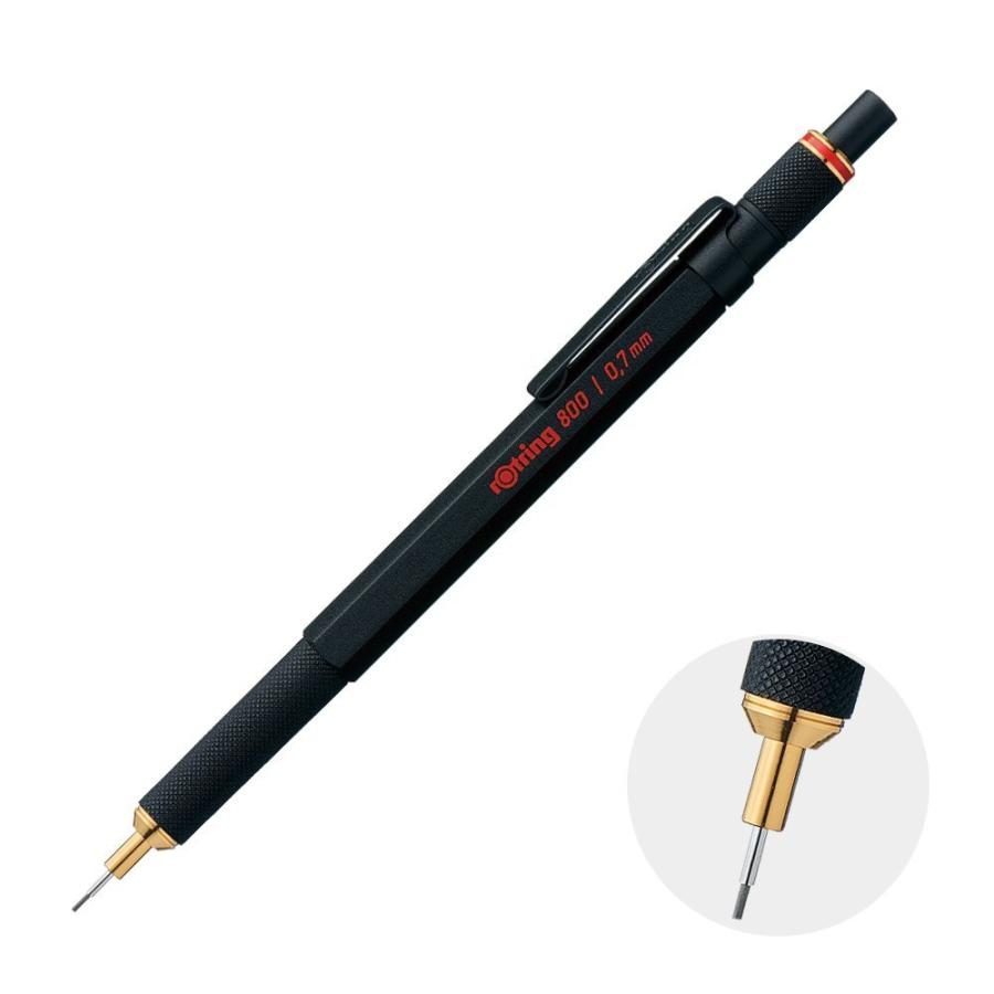 ロットリング 800 メカニカルペンシル ブラック 0.7mm 1904446 502807N