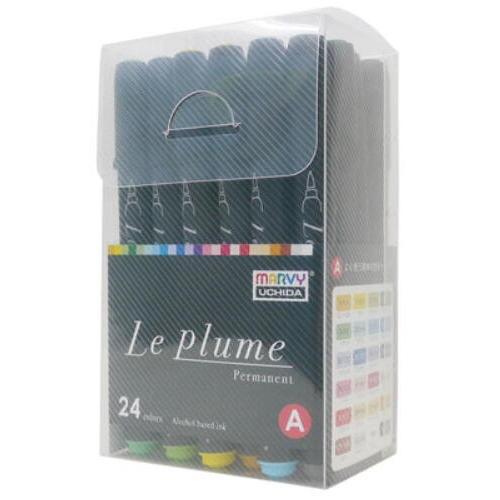 マービー（marvy） アルコールマーカー ルプルーム パーマネント基本24