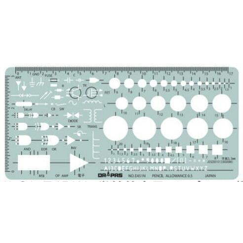 ドラパス テンプレート E451N 学校教育用テンプレート (電子) 31451 bme6fzu DRAPAS ドラパス テンプレート E型 学校教育用テンプレート