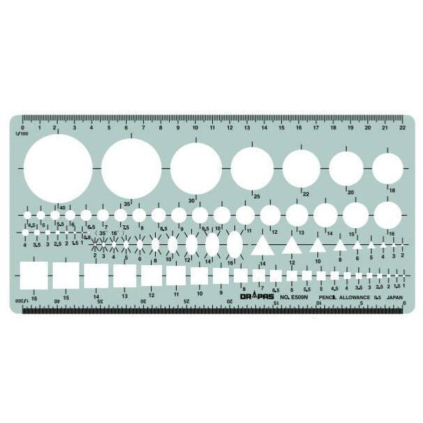 ドラパス テンプレート E509N 建築士受験用テンプレート 31509 bme6fzu DRAPAS ドラパス テンプレート E型 建築士受験用テンプレート No