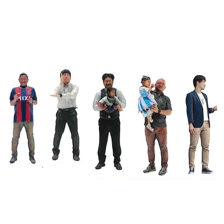 TAKEDA 建築模型 ジオラマ材料 ジオラマ人形 3Dカラー 1/150 28A