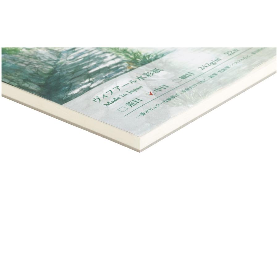 マルマン スケッチブック ヴィフアール水彩紙 ブロック F4 中目 B24VA | maruman | 03