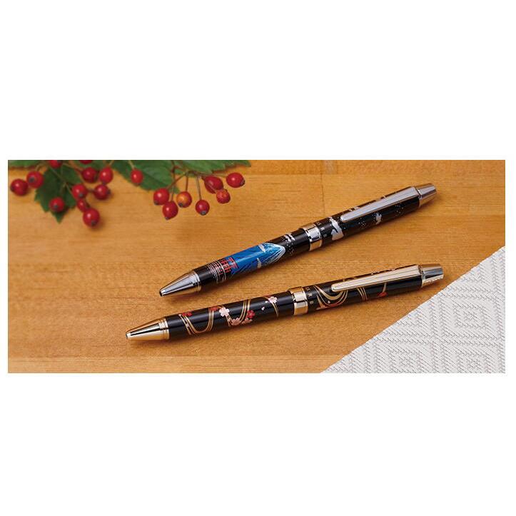 雅絵巻 パイロット 多機能筆記具 2+1 ツープラスワン 鳳凰 BTHM-3SR-HO