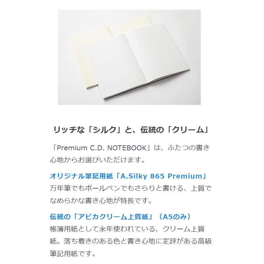 日本ノート アピカ プレミアムCDノート クリーム A5 方眼罫 3冊入 CDC90S｜wow｜04