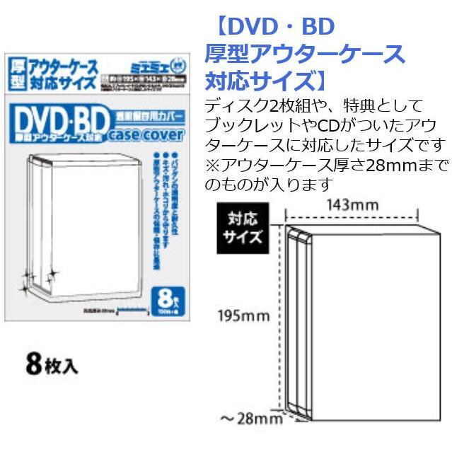 コアデ ミエミエ 透明DVDケースカバー DVD・BD厚型アウターケース対応サイズ 8枚入 CONC-CC34 :DVD-BD:Office WOW！  - 通販 - Yahoo!ショッピング
