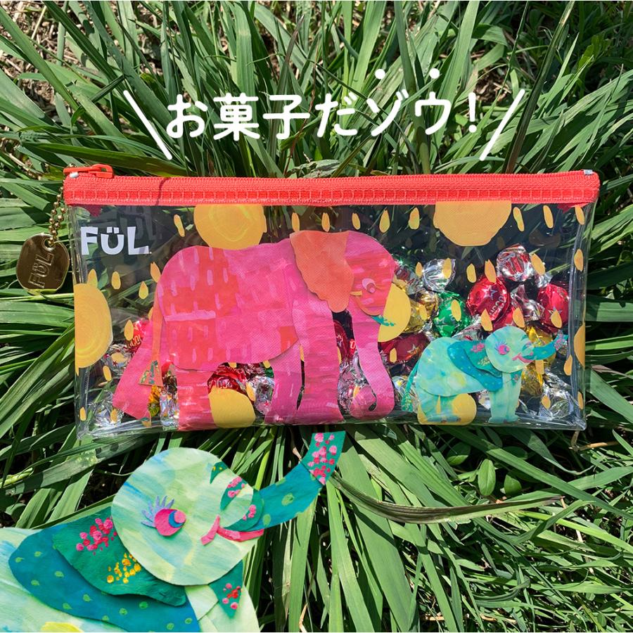 共栄プラスチック FUL コラージュケース デザイン03 love love elephant F-CC-03｜wow｜05