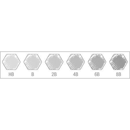 ファーバーカステル 鉛筆 カステル9000番 6硬度デザイン缶セット