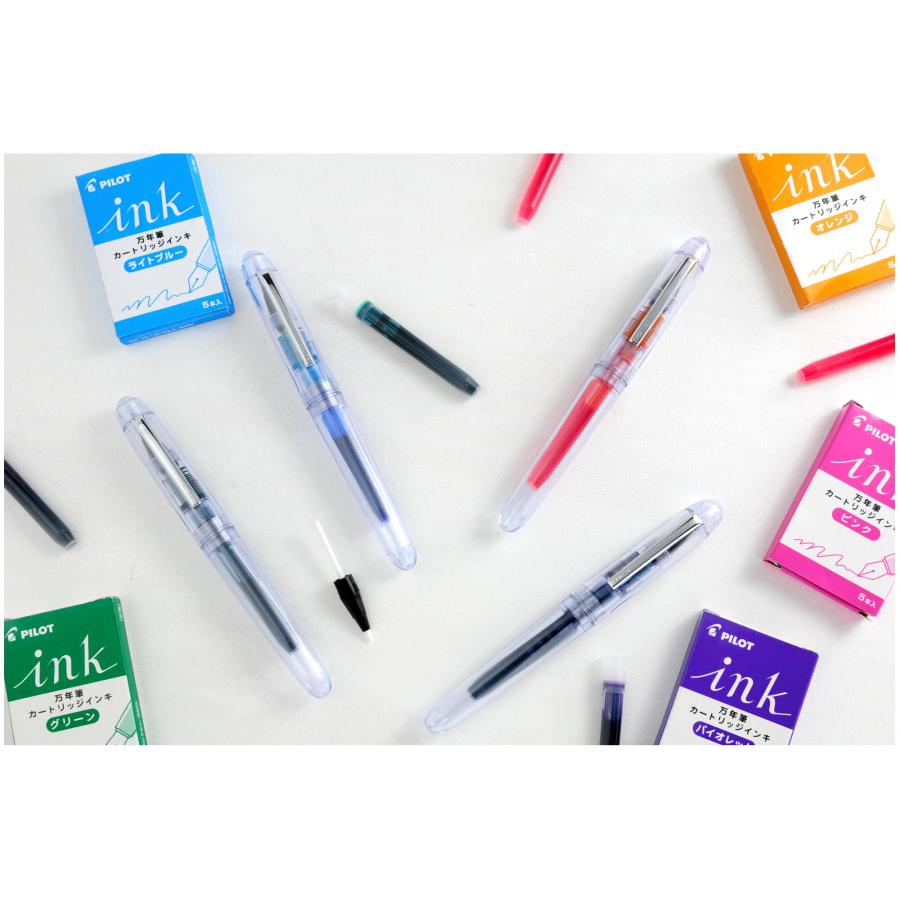 PILOT 万年筆 カートリッジ式 PILOT（パイロット） 万年筆用カートリッジインキ 5本入 オレンジ IRF