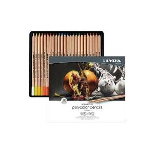 LYRA リラ 油性色鉛筆 ポリカラー メタルボックス入り 24色セット L2001240｜wow