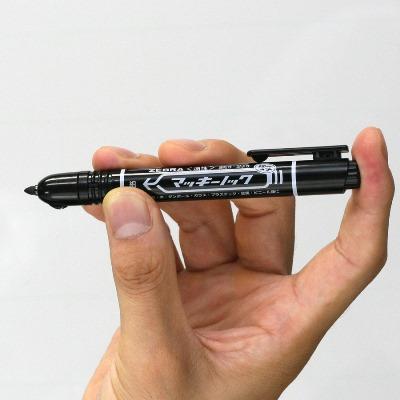 マッキー ゼブラ 油性マーカー マッキーノック 細字 赤 P-YYSS6-R