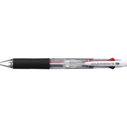 三菱鉛筆 ジェットストリーム 4色ボールペン 0.7mm 透明 SXE450007.T｜wow