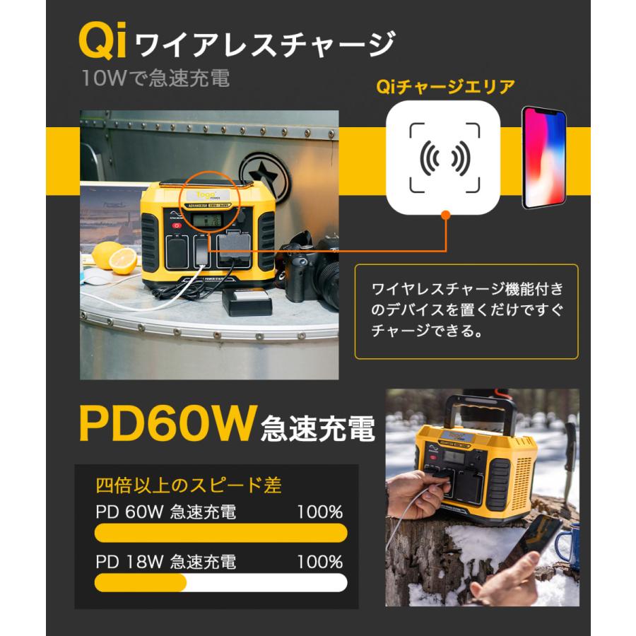 ポータブル電源 大容量 330W 大容量 346Wh / 93500mAh 蓄電池 家庭用 発電機 車中泊 キャンプ アウトドア 防災グッズ PSE認証済 :togopower-350:AINOHOT アウトドア専門店 - 通販 - Yahoo!ショッピング ポータブル電源 大容量 330W 大容量 346Wh / 93500mAh 蓄電池 家庭用 発電機 車中泊 キャンプ アウトドア 防災グッズ PSE認証済 :togopower-350:AINOHOT アウトドア専門店 - 通販 - Yahoo!ショッピング
