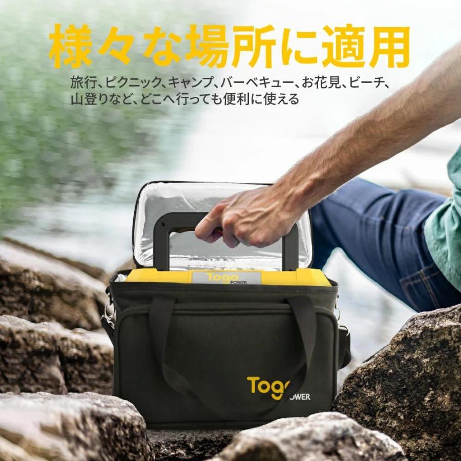 ポータプル電源収納バック 防水 迷彩柄 保温 保冷にも ピクニックなども 送料無料 TOGOPOWERTogo ポータブル電源 収納バッグ ケース 小物用