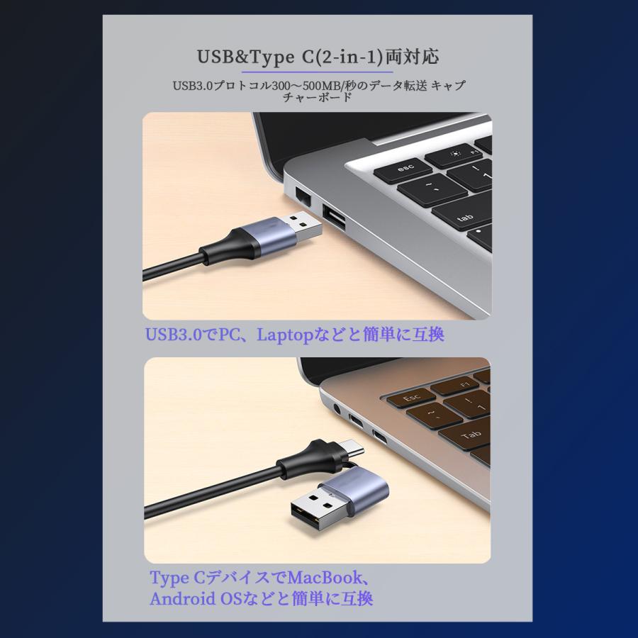 最新型 Hdmi キャプチャーボード Switch Usb3 0 Type C 2 In 1 1080p 60fps Switch Ps5 Xbox Obs Potplayer Xsplit適用 Linux Mac Windows 電源不要 Wowlomo Capture 04a Ainohot アウトドア専門店 通販 Yahoo ショッピング